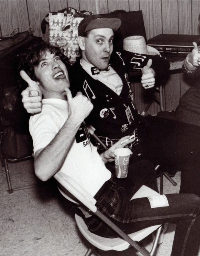 angus young w/ rick nielsen of cheap trick